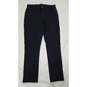 Calvin Klein Dark Navy Blue Almost Black Legging Stretch Pants Woman's size 6